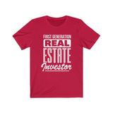 Unisex Tee First Generation Real Estate Investor